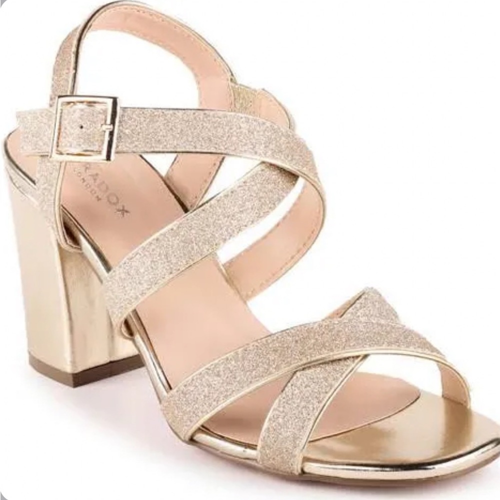 Paradox London Women's Mireya Block Heel Sandals BNIB! Size 10M
